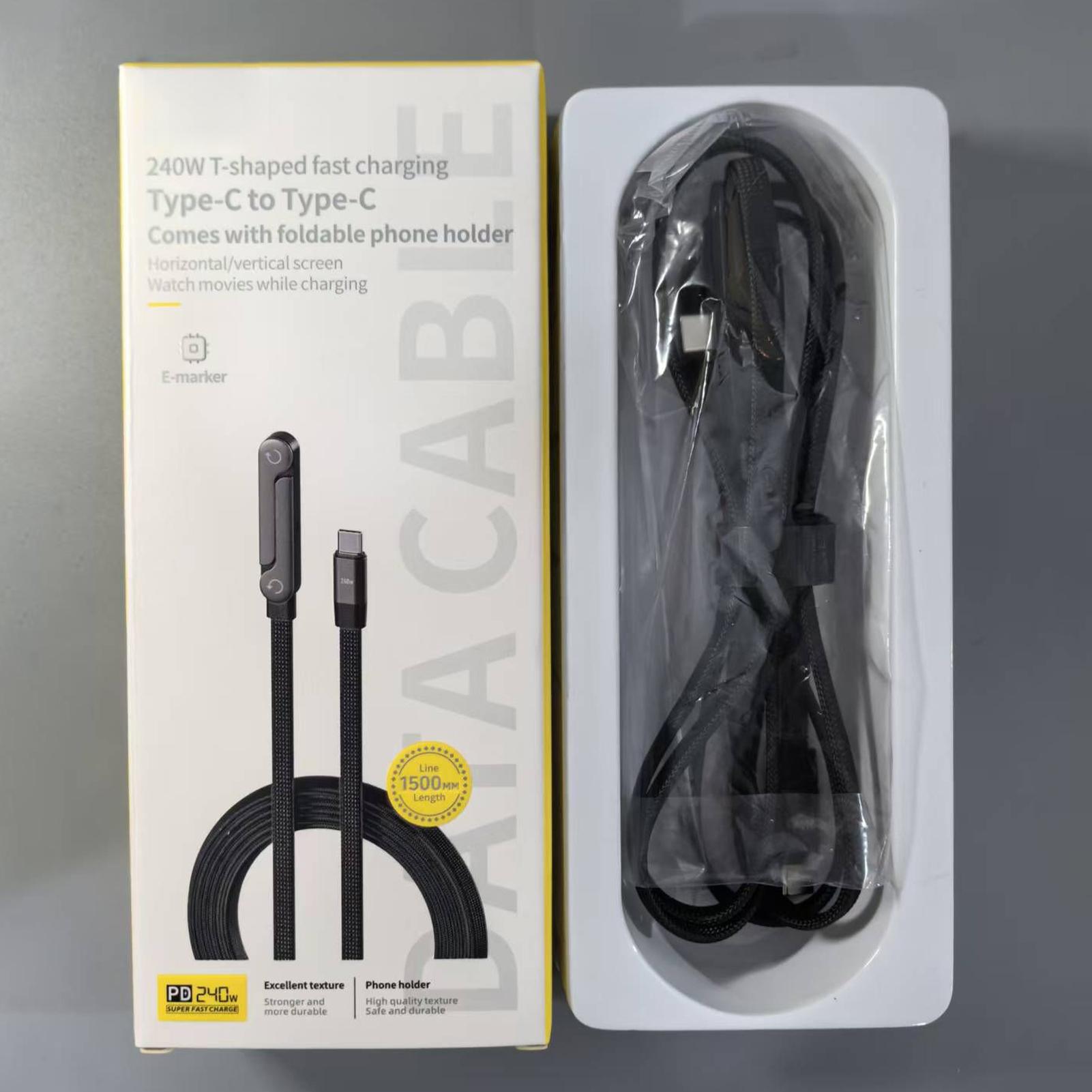 Tech Accessories For Home Office - Cable Cargador Invisible 2 en 1,