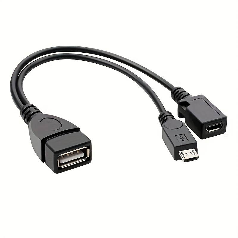 Tech Accessories Phone - Adaptador divisor 2 en 1 OTG