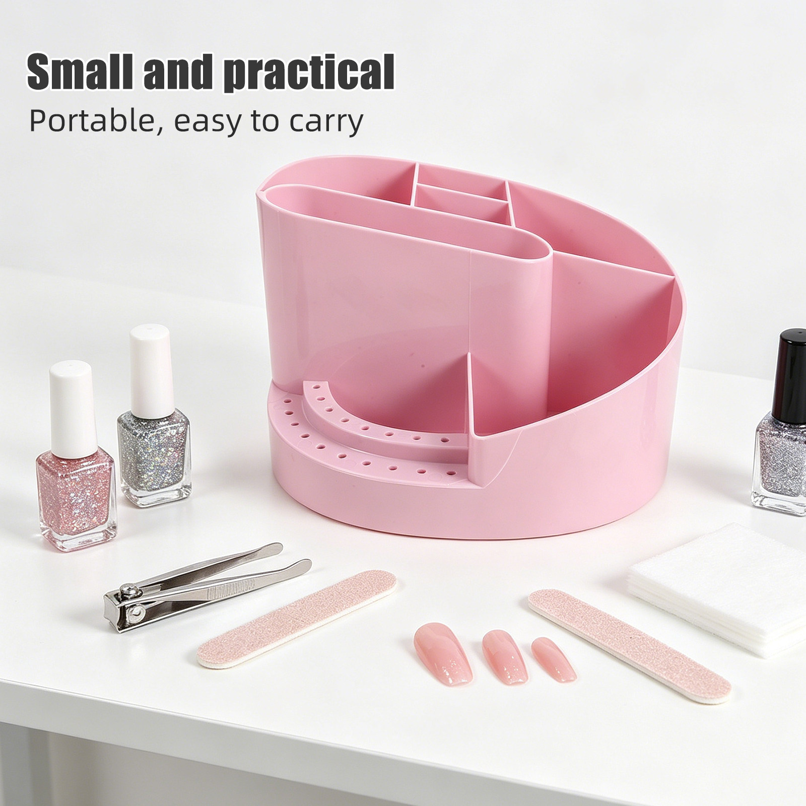 Caja Organizadora de Uñas con  - Tech Accessories Desk reseña y precio