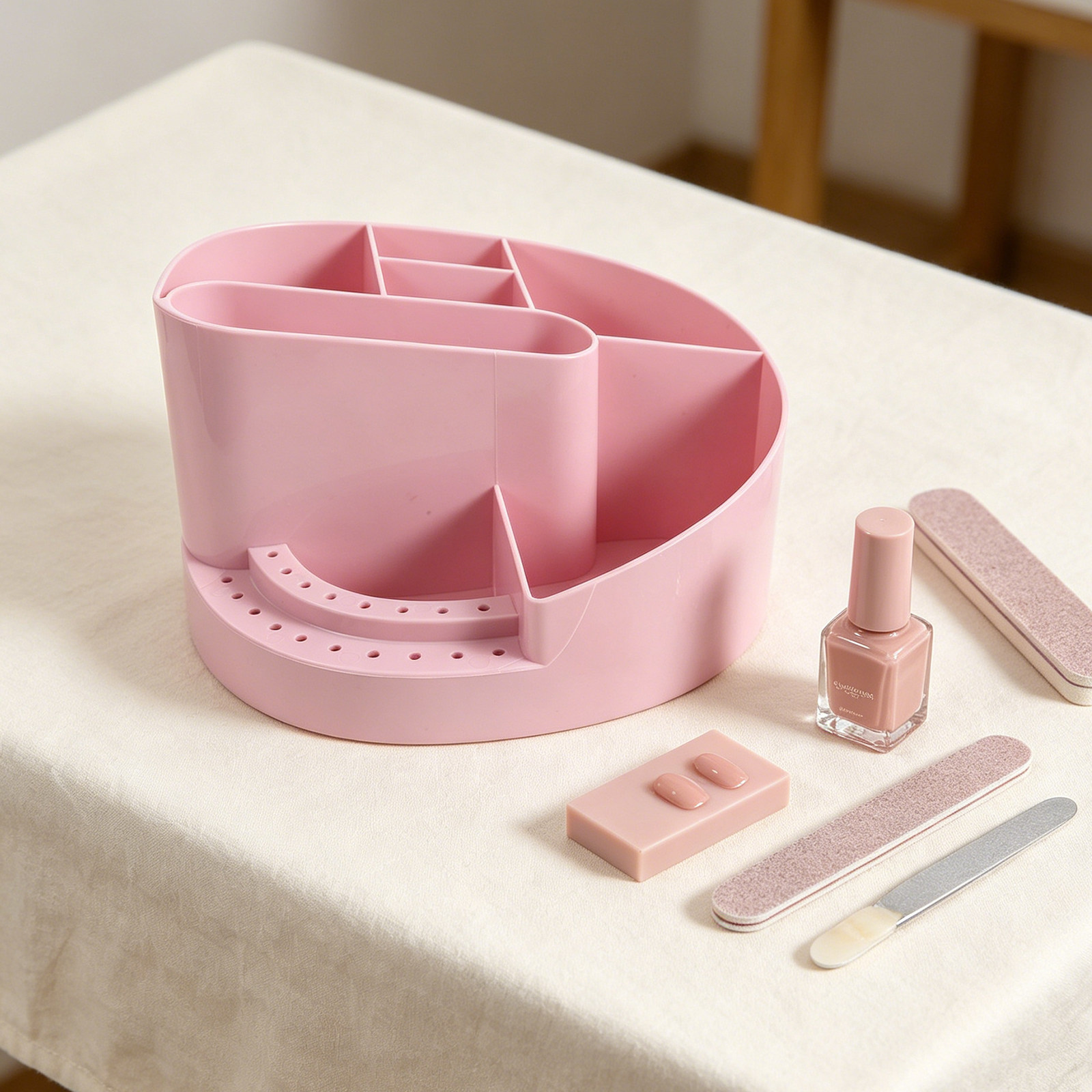Caja Organizadora de Uñas con  - Tech Accessories Desk reseña y precio