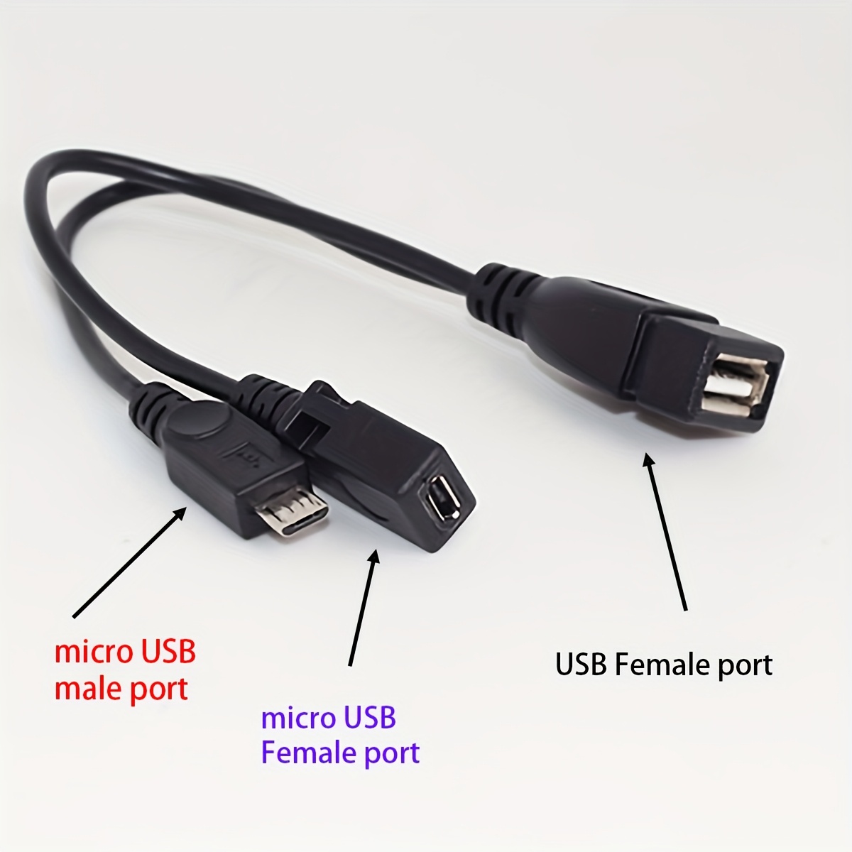 Adaptador divisor 2 en 1 OTG U - Tech Accessories Phone reseña y precio